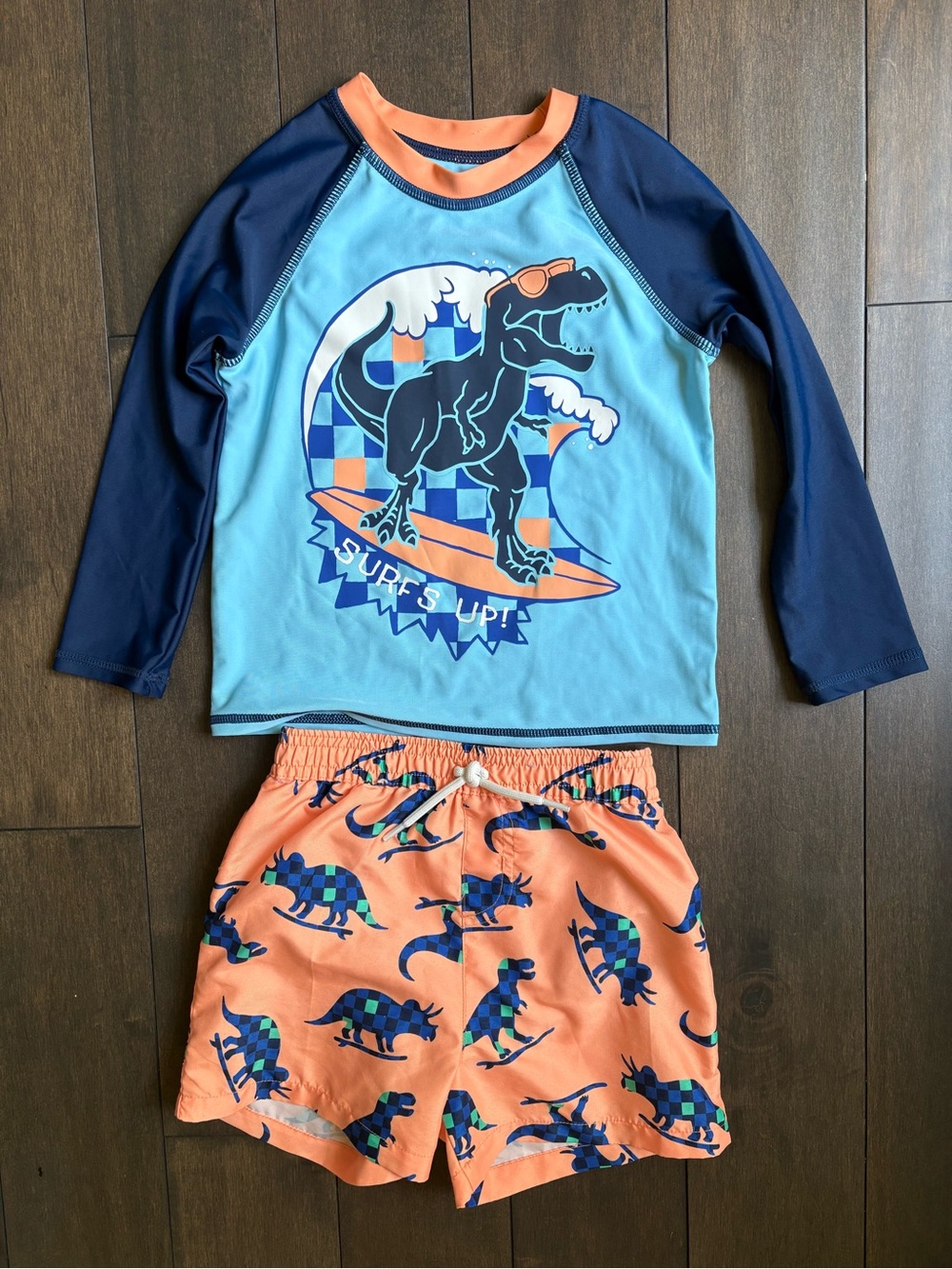 🦖 2T Dino swim set